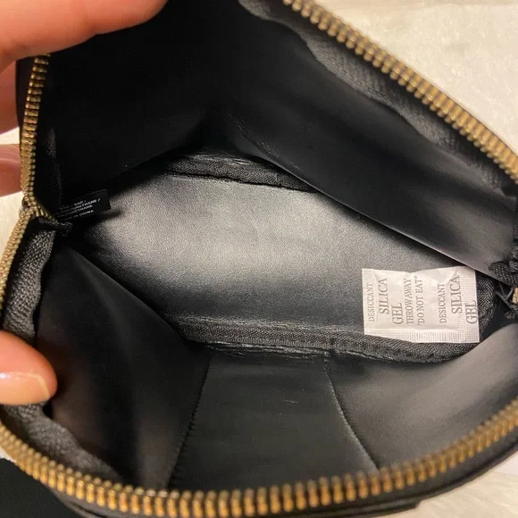 MCM Black and Tan Cosmetic Bag - Picture 5 of 7